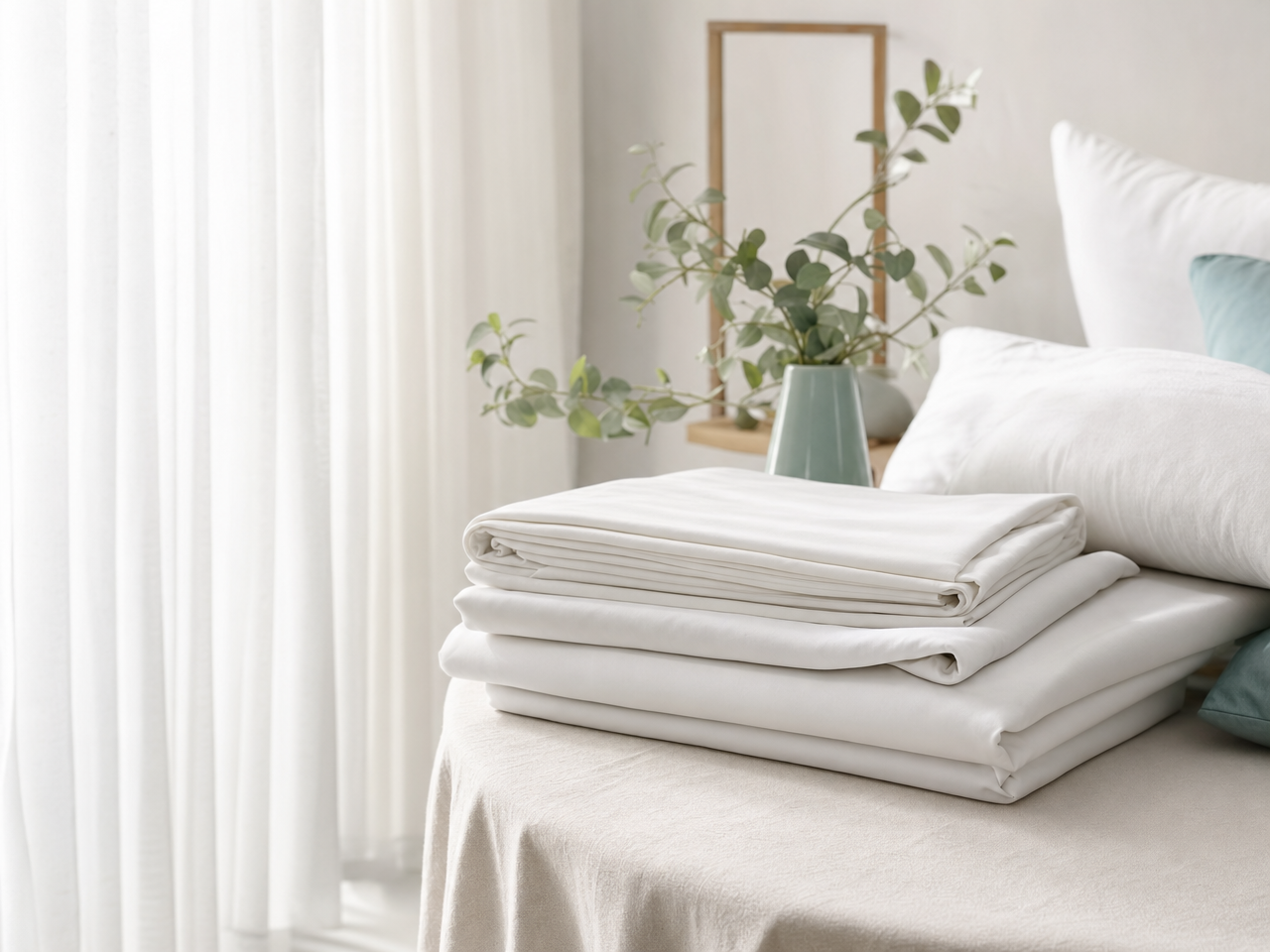 Edredones y ropa de cama con cuidado especializado